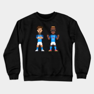 kvaratskhelia 8 bit Crewneck Sweatshirt